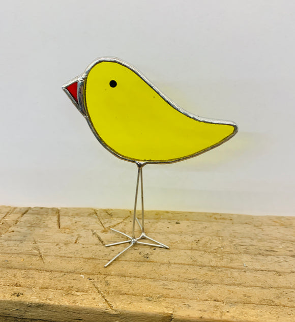 Yellow Chick With Red Beak