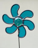 Light  Teal Flowers